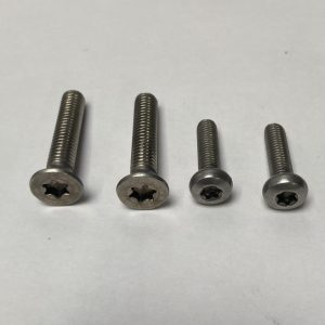 Screws for front and rearwings